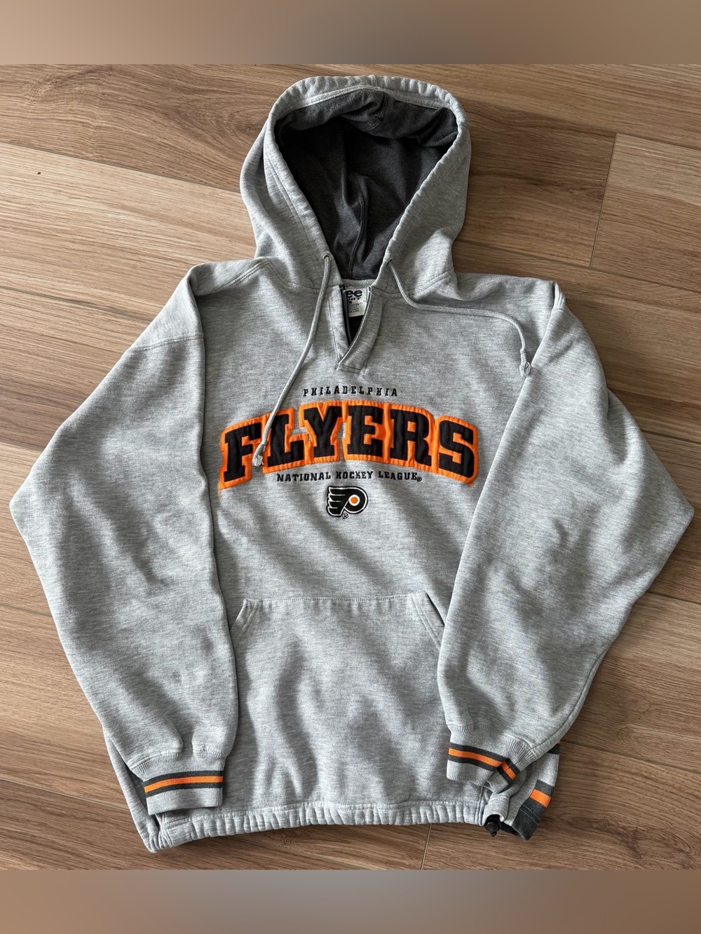 Lee Sport Philadelphia Flyers Grey Hockey Hoodie